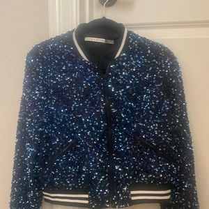 Alice and Olivia sequin jacket - no returns